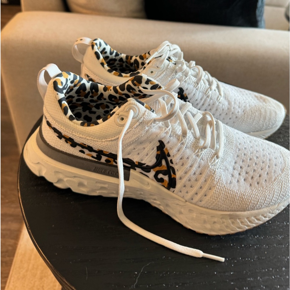 Nike React Infinity Run Flyknit 2 Leopard (Women's) shoes